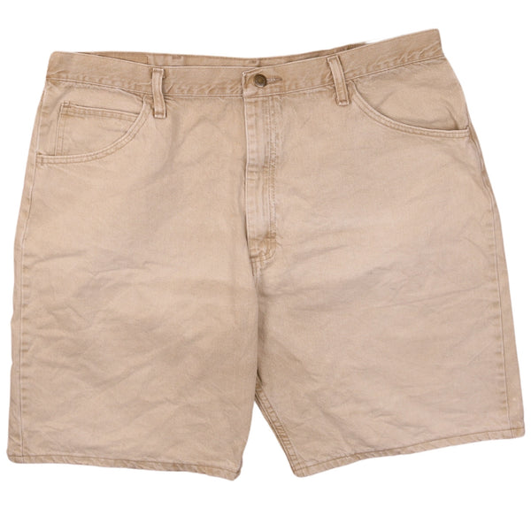 Wrangler 90's Vintage Men's 40 Baggy Chino Shorts Beige Cream