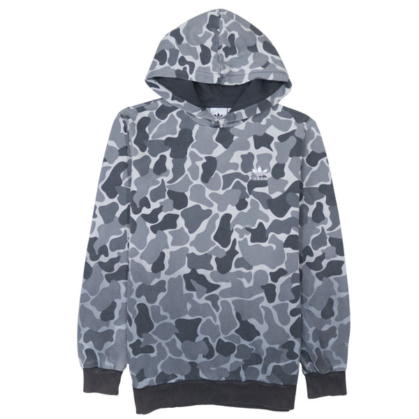 Adidas 90's Lightweight Pullover Hoodie Medium Grey