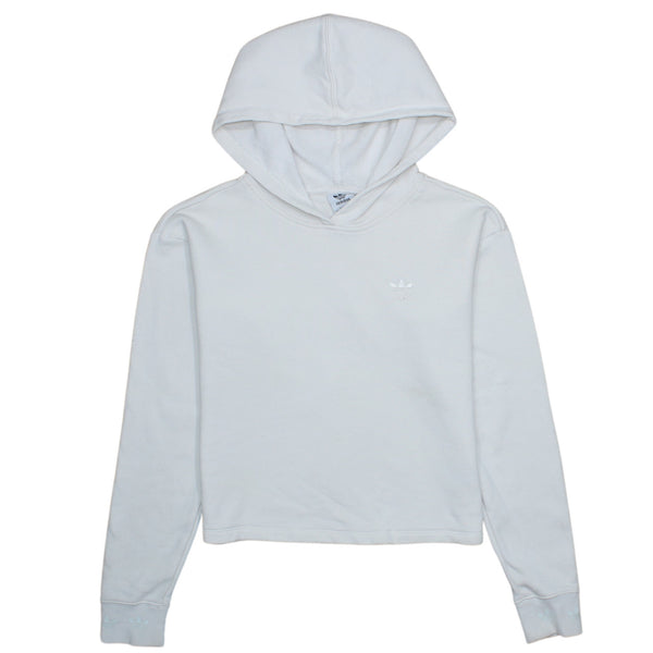 Adidas 90's Vintage Pullover Hoodie Women's XSmall Cotton White