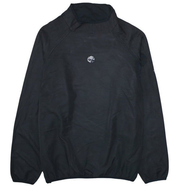 Timberland 90's Lightweight Quarter Zip Windbreaker Large  Black