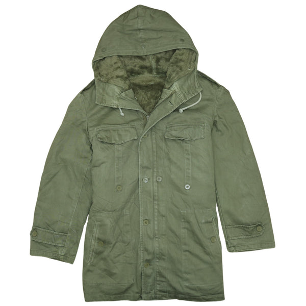 Vintage 90's Green Hooded Full Zip Windbreaker XL
