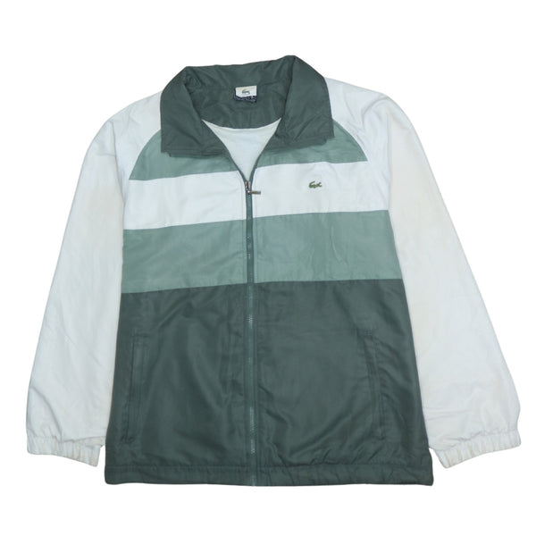 Lacoste 90's Lightweight Full Zip Up Windbreaker XLarge Green