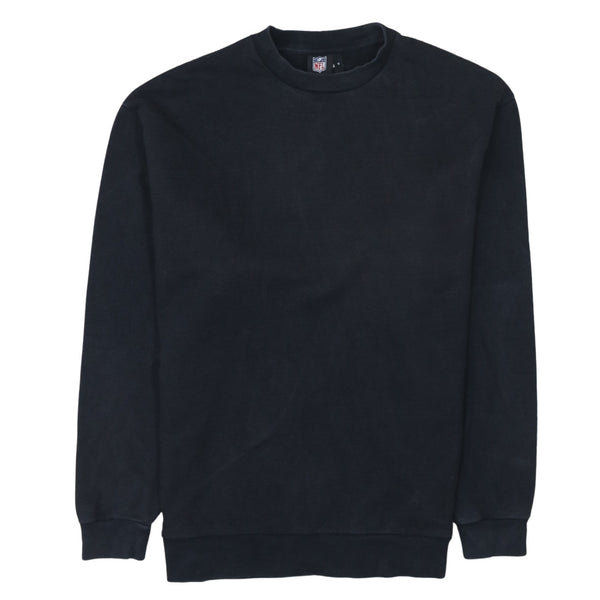 NFL 90's Lightweight Crew Neck Sweatshirt XSmall Black