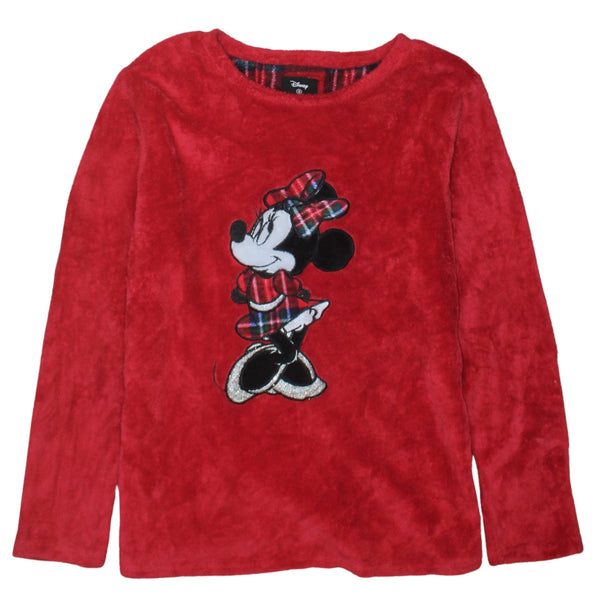 Disney 90's Minnie Mouse Crew Neck Sweatshirt Small Red