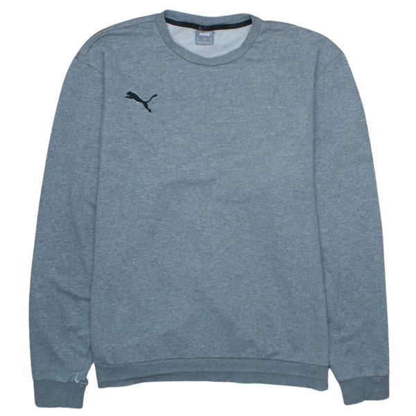 Puma 90's Grey Lightweight Crew Neck Sweatshirt XXLarge (2XL)