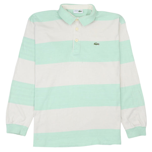 Vintage Lacoste 90's Green Polo Shirt XLarge Long Sleeve
