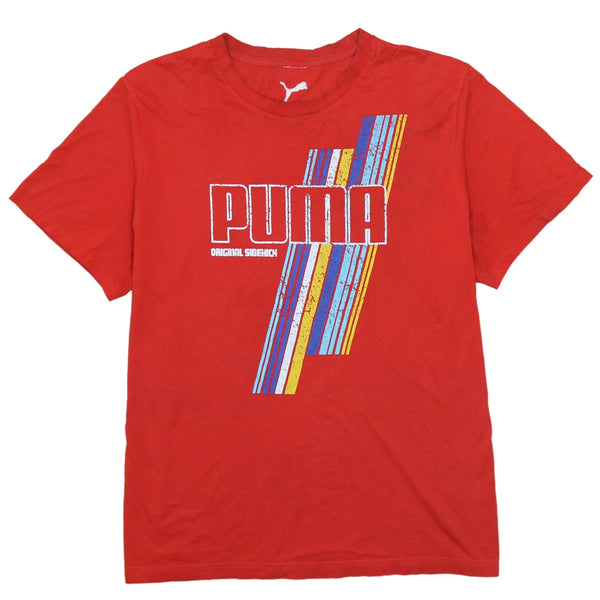 Puma 90's Spellout Short Sleeves T Shirt XXLarge  Red