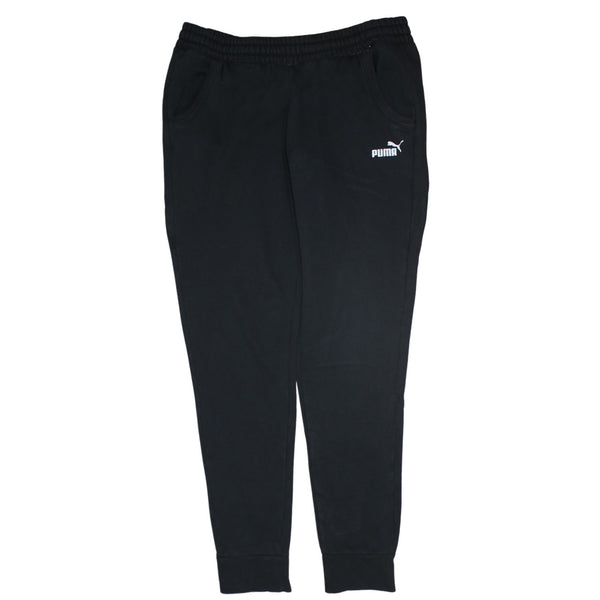 Puma 90's Rib Cuff Casual Joggers / Sweatpants Medium Black