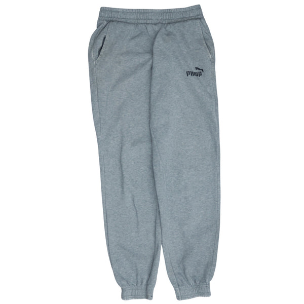 Puma 90s Vintage Grey Joggers XLarge Tracksuit Sweatpants