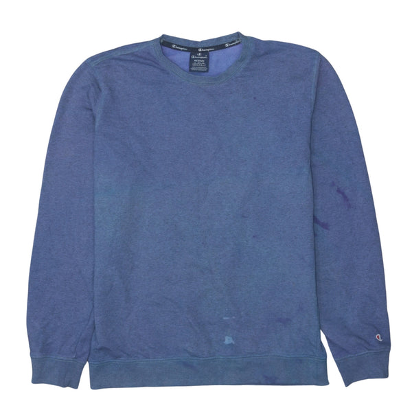 Champion 90's Vintage Crew Neck Sweatshirt Blue Medium Cotton Men
