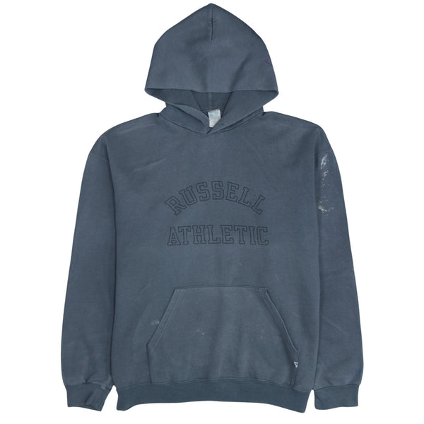 Vintage 90's Champion Spellout Pullover Hoodie Men's Large Black