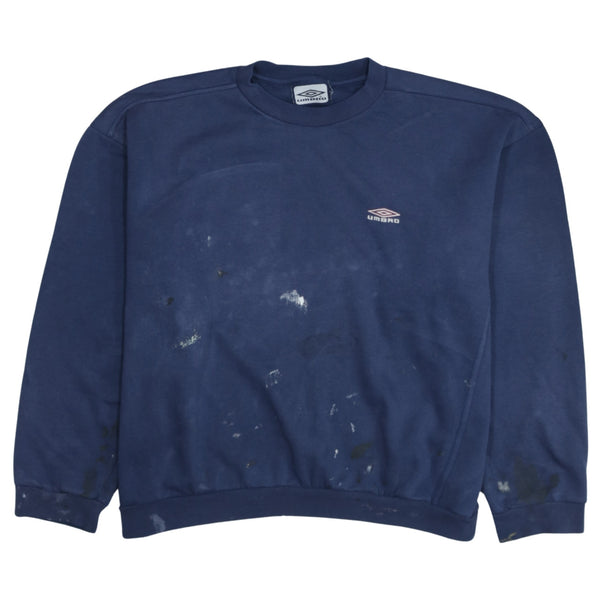Umbro 90's Lightweight Crew Neck Sweatshirt XXLarge (2XL) Navy Blue