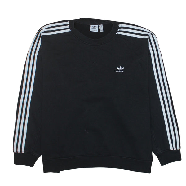 Adidas 90's Short Sleeves Crew Neck Sweatshirt XXXLarge  Black