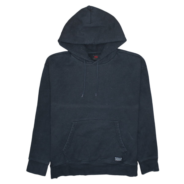 Levi's 90's Drawstring Pockets Pullover Hoodie Medium Black