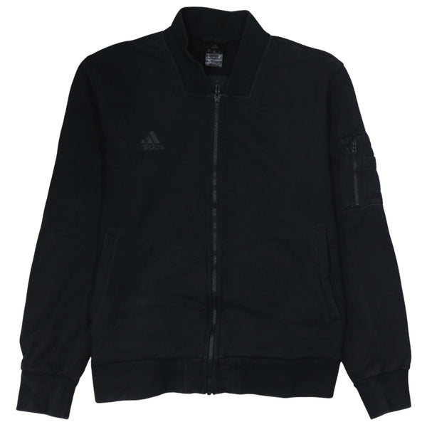 Adidas 90's Lightweight Full Zip Up Sweatshirt XLarge Black