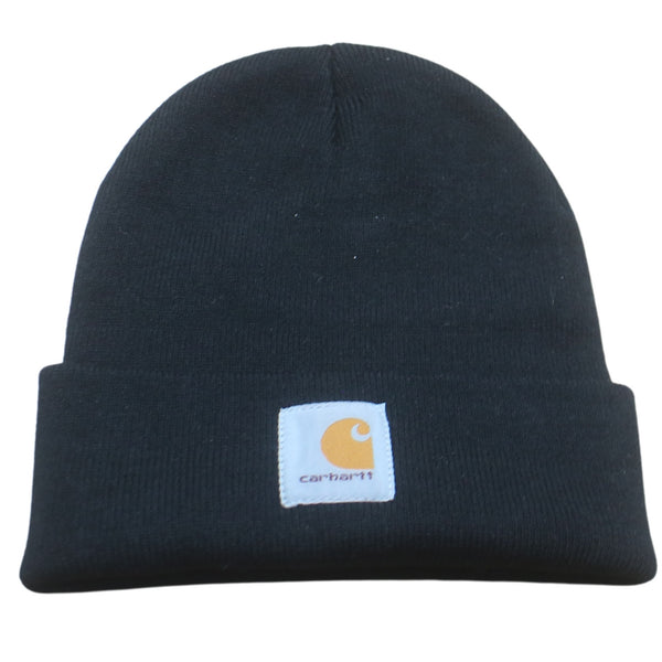 Carhartt 90's Ribbed Knit Winter Beanie Cap One Size Black