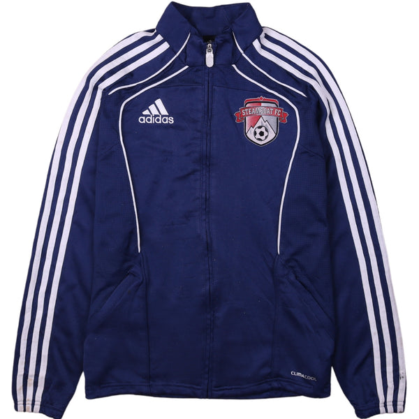 Adidas 90's Full Zip Vintage Sweatshirt, Large Blue Sportswear Retro