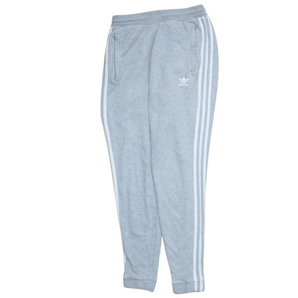Adidas 90's 3 Stripes Casual Joggers / Sweatpants XSmall Grey