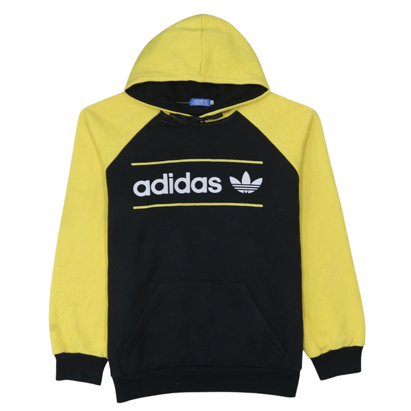 Adidas 90's Spellout Pullover Hoodie XLarge Black