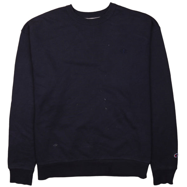 Champion Men's XLarge 90's Navy Blue Heavyweight Crew Neck Sweatshirt