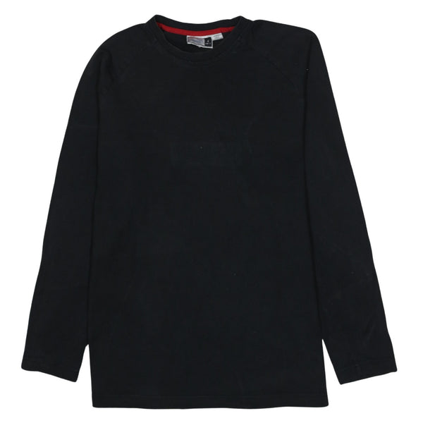 Puma 90's Plain Crew Neck Sweatshirt Large Black