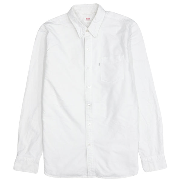 Levi's 90's Long Sleeve Button Up Shirt Medium White
