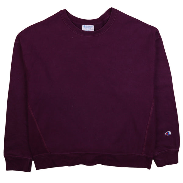 Champion 90's Vintage Heavyweight Crew Neck Sweatshirt 2XL Purple