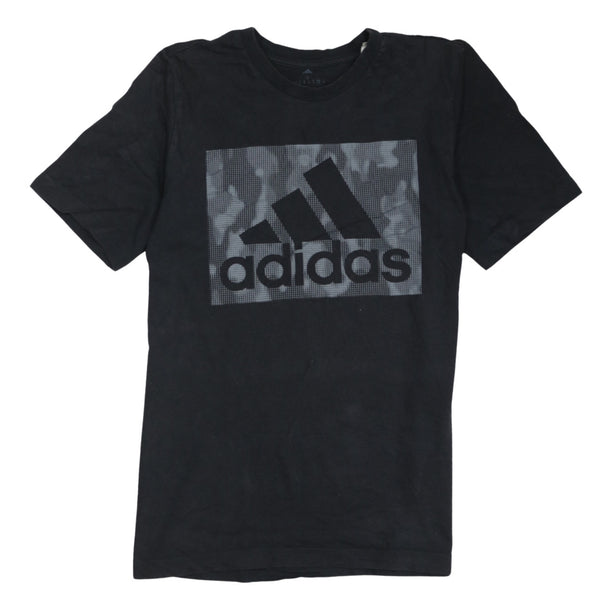 Adidas 90's Spellout Short Sleeves T Shirt Small Black