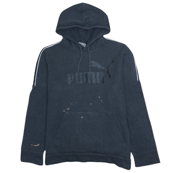 Puma 90's Spellout Pullover Hoodie Medium Black