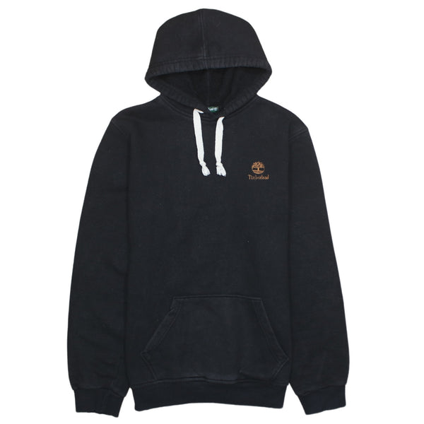 Timberland 90's XXLarge Black Drawstring Pockets Pullover Hoodie