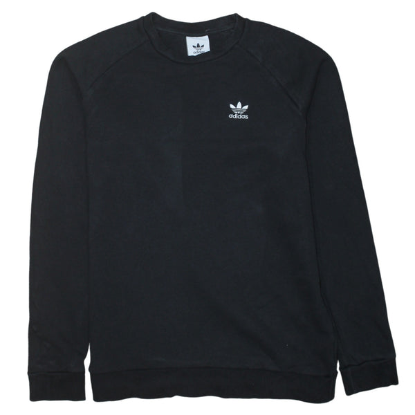 Adidas 90's Lightweight Crew Neck Sweatshirt Small  Black