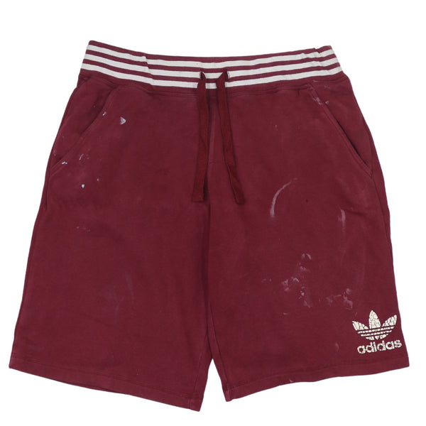 Adidas 90's Vintage Red Chino Baggy Shorts Men's Medium