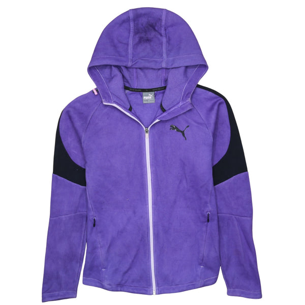 Puma 90's Sportswear Full Zip Up Hoodie Medium Purple