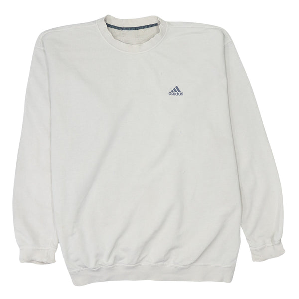 Adidas 90's Heavyweight Crew Neck Sweatshirt XXLarge  Beige Cream