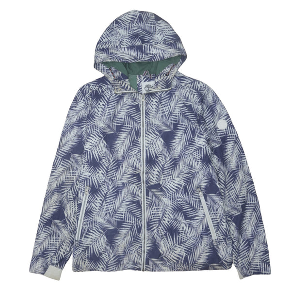 Timberland 90's Hooded Full Zip Up Windbreaker Medium Blue