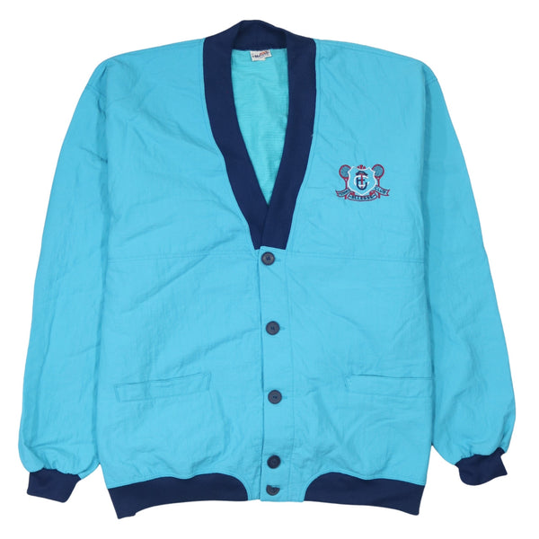 Ellesse 90's Lightweight Button Up Cardigan XLarge Blue