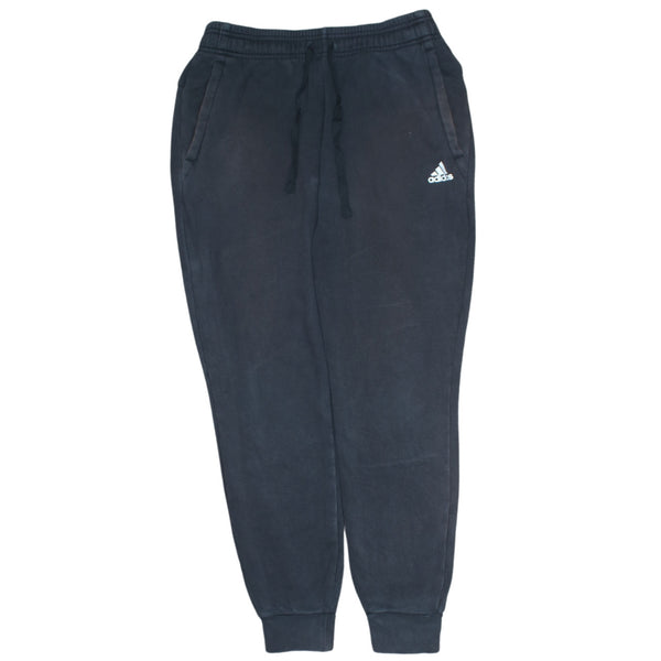 Adidas 90's Women's Small Black Joggers Sweatpants with Elasticated Waist & Drawstrings