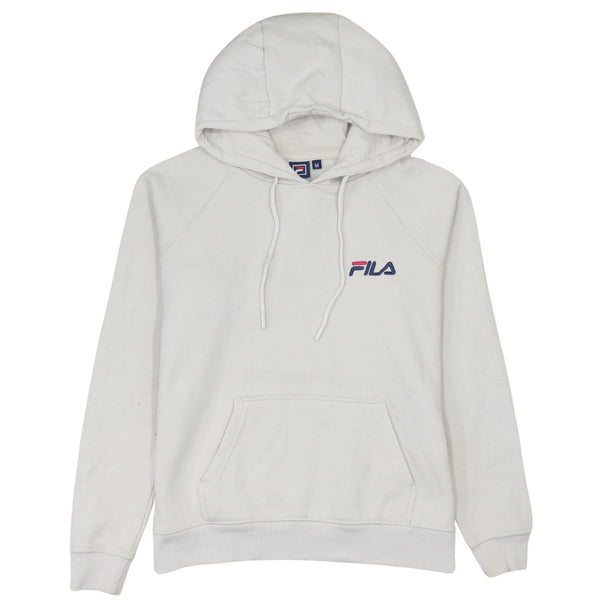 Fila 90's Drawstring Pockets Pullover Hoodie Medium Beige Cream