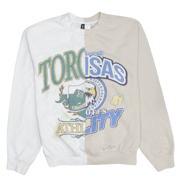 DIVIDCD 90's Lightweight Crew Neck Sweatshirt XXSmall Beige Cream