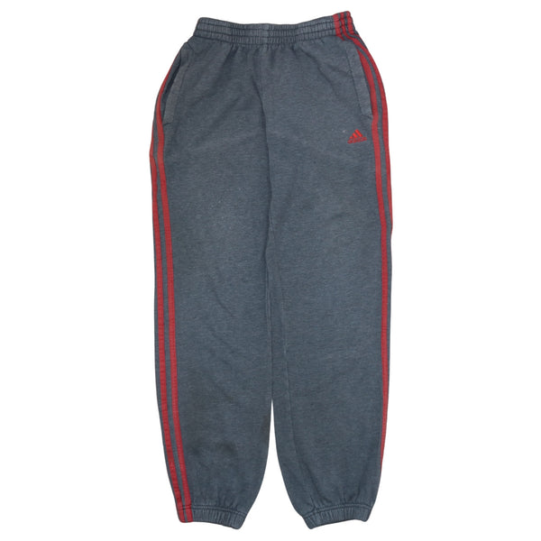 Adidas 90's Tracksuit Elasticated Waistband Drawstrings Joggers / Sweatpants Large Grey