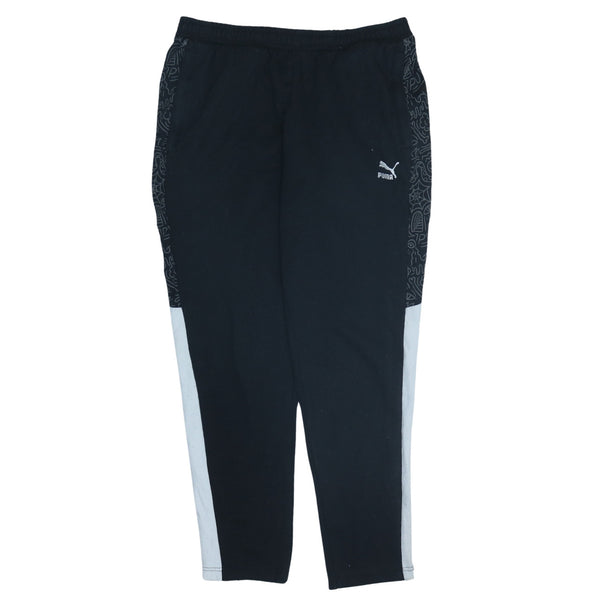 Puma 90's Men’s Large Black Joggers Sweatpants Vintage Casual Fit