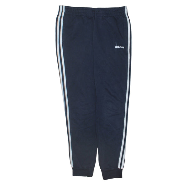 Adidas 90's 3 Stripes Casual Joggers / Sweatpants Medium Navy Blue