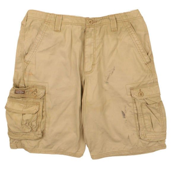 Lee Men's 90's Vintage Beige Cream Baggy Chino Shorts - Size 34