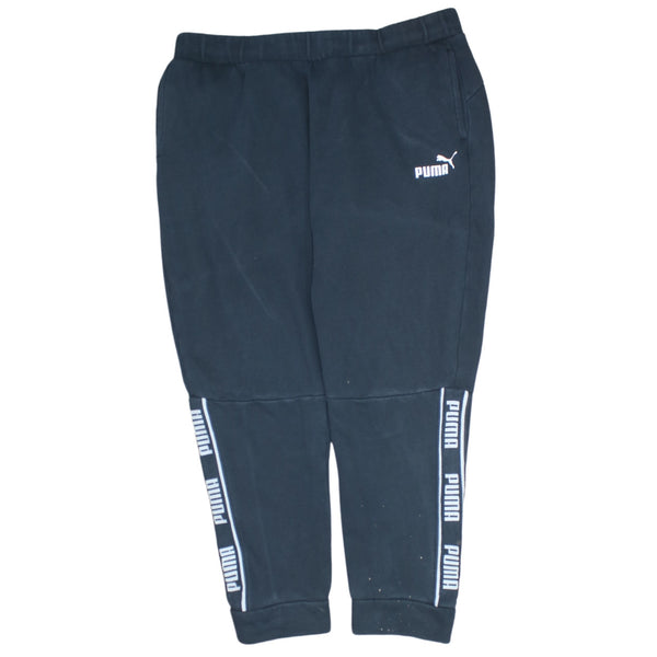 Puma 90's Men's Large Lightweight Casual Black Joggers Sweatpants