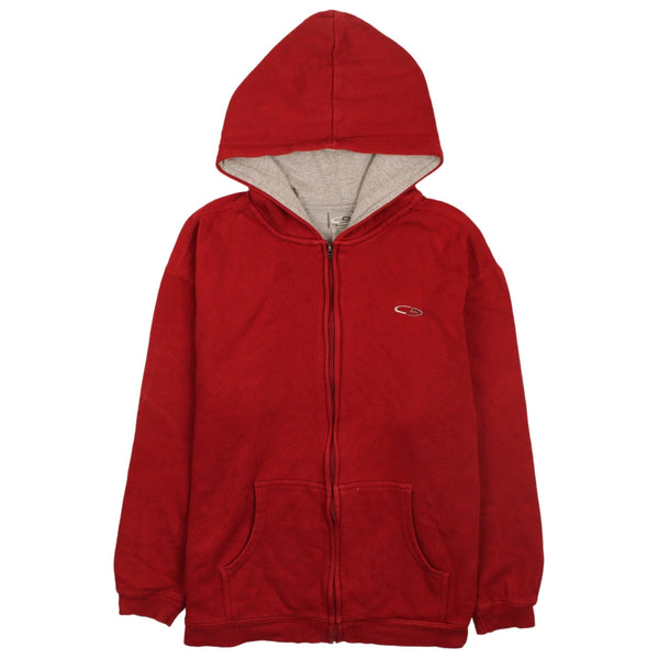Champion 90's Full Zip Up Hoodie XLarge Burgundy Red