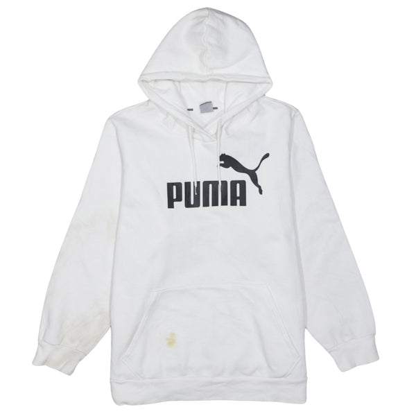 Puma 90's Spellout Pullover Hoodie XXLarge (2XL) White