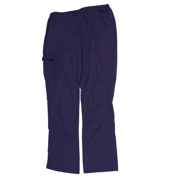 90s MOUNTAIN Vintage Baggy Trousers Pants Navy Blue Straight Leg 32