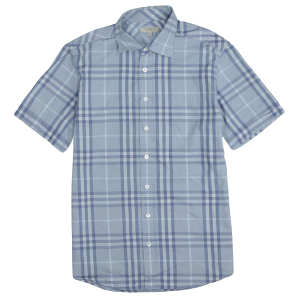 Burberry 90's Vintage Grey T-Shirt Medium