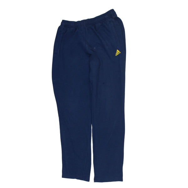 Adidas Vintage 90's Men's Blue Trousers Elastic Waist Drawstring 32