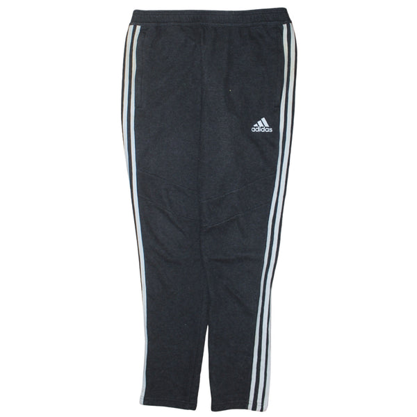 Adidas 90's 3 Stripes Casual Joggers / Sweatpants Medium Black